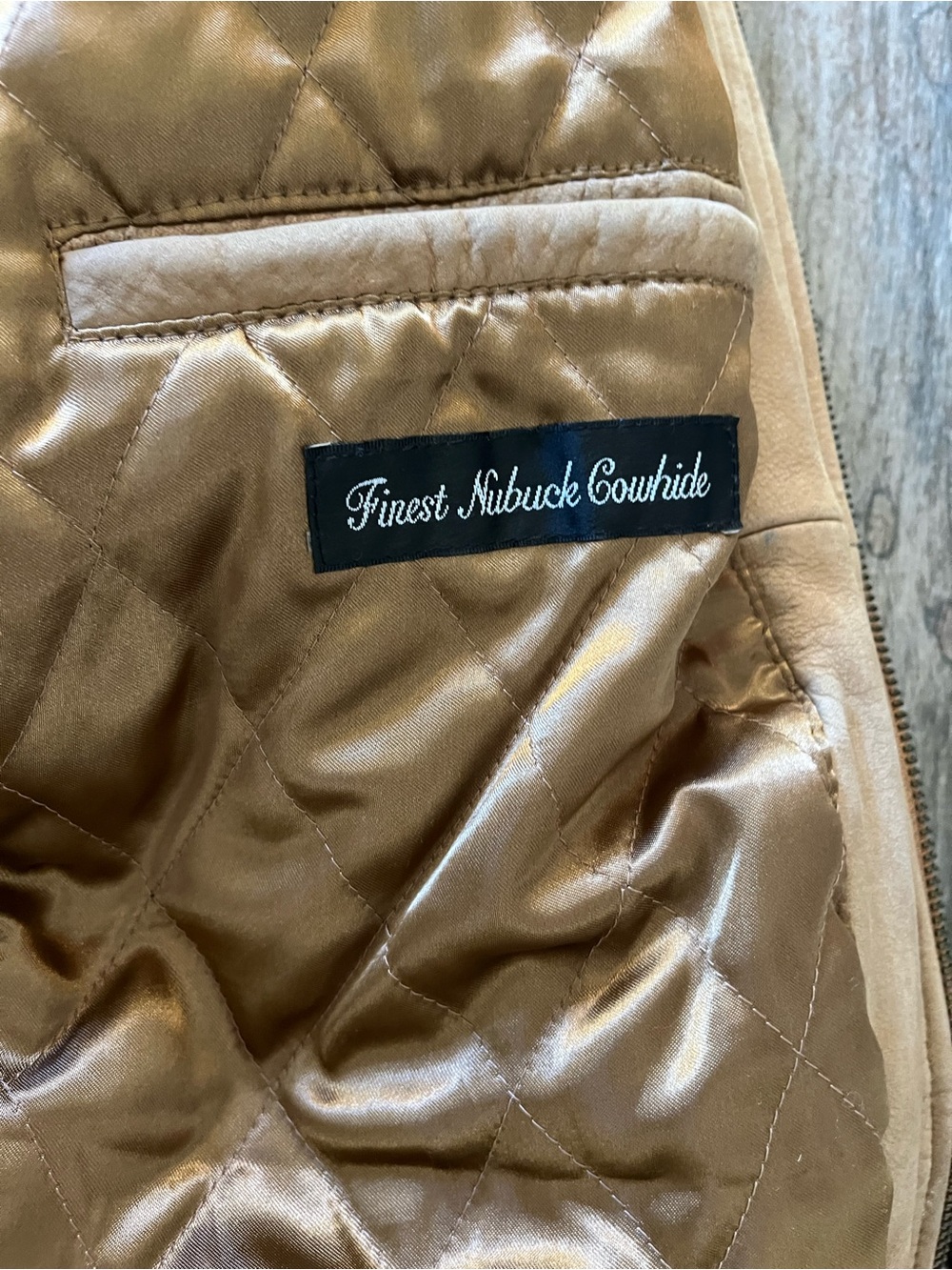 Vintage Greenfields nubuck cowhide jacket - Picture 9 of 10